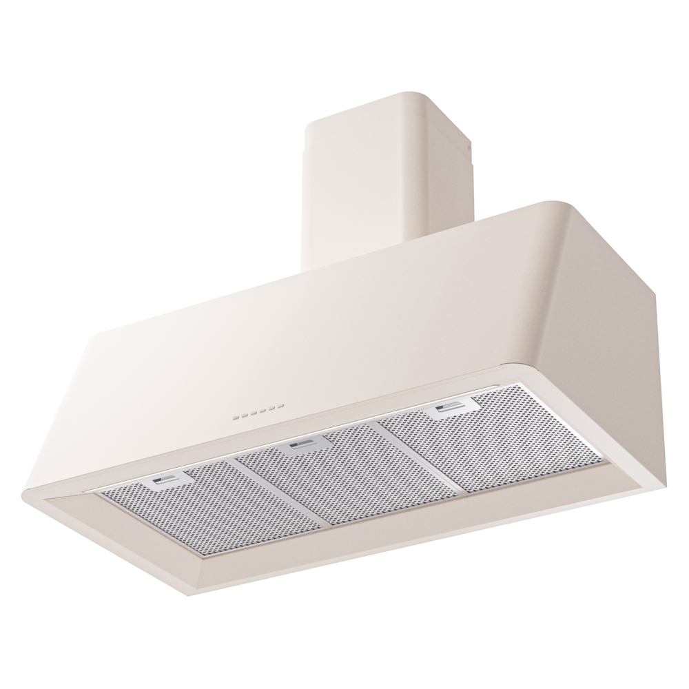 Nostalgie II 36 inch Wall Mount Range Hood with 600 CFM, 3 Speed + Intensive, Front LED Light Bar UAG36AW