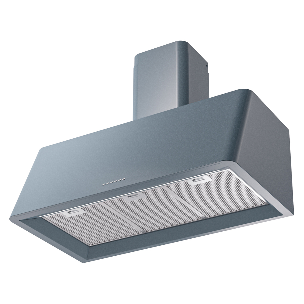 Nostalgie II 36 inch Wall Mount Range Hood with 600 CFM, 3 Speed + Intensive, Front LED Light Bar UAG36BG