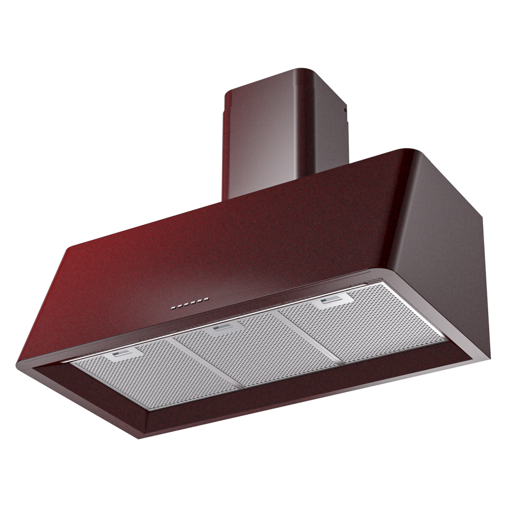 Nostalgie II 36 inch Wall Mount Range Hood with 600 CFM, 3 Speed + Intensive, Front LED Light Bar UAG36BU