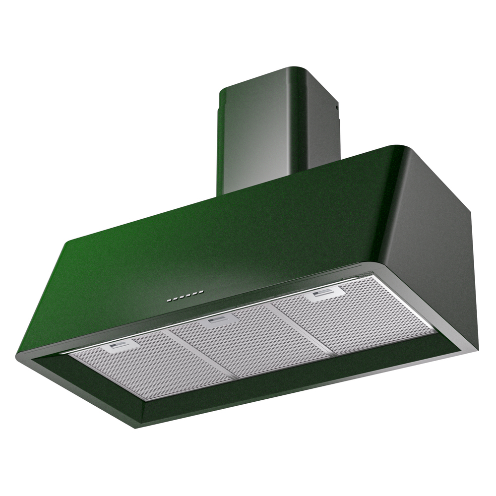 Nostalgie II 36 inch Wall Mount Range Hood with 600 CFM, 3 Speed + Intensive, Front LED Light Bar UAG36EG
