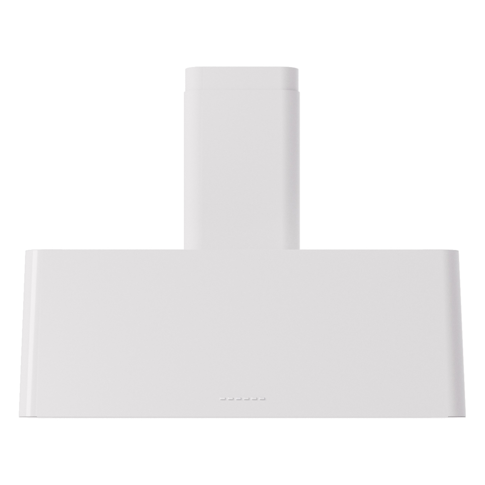 Nostalgie II 36 inch Wall Mount Range Hood with 600 CFM, 3 Speed + Intensive, Front LED Light Bar UAG36WH