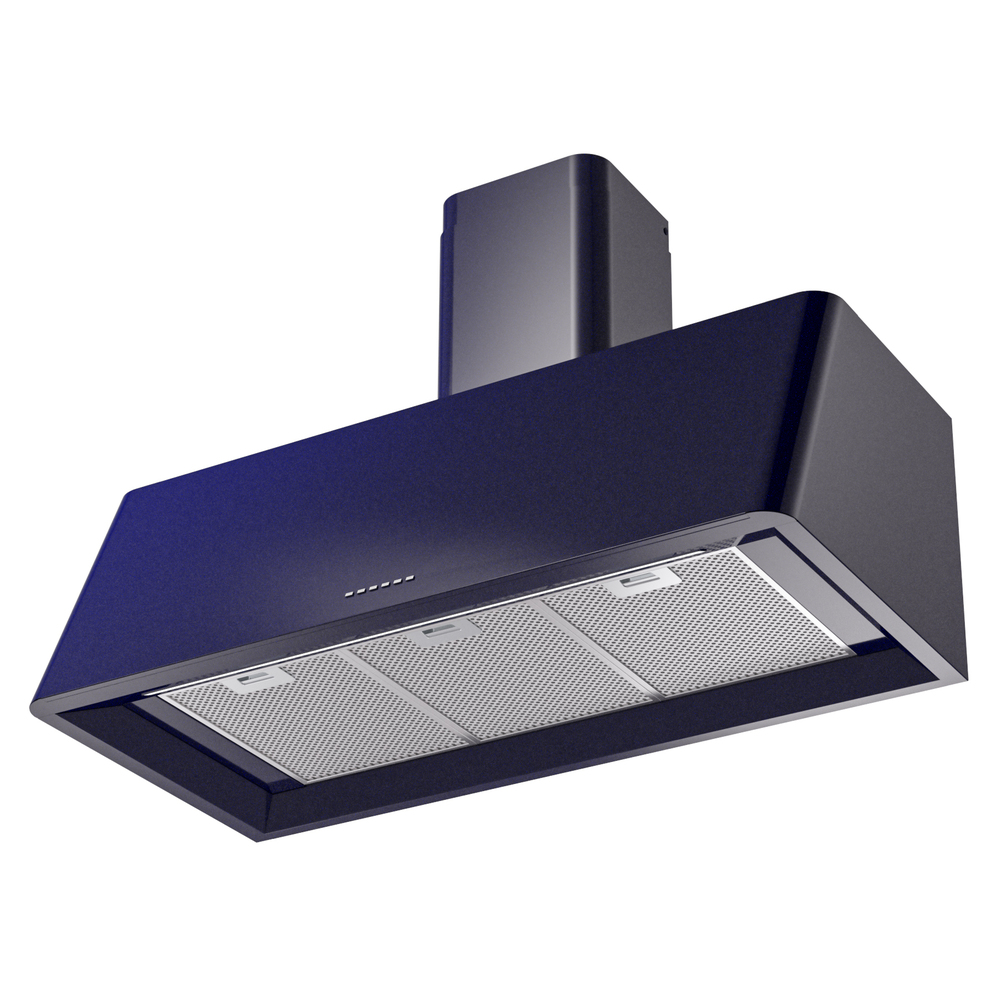 Nostalgie II 40 inch Wall Mount Range Hood with 600 CFM, 3 Speed + Intensive, Front LED Light Bar UAG40MB