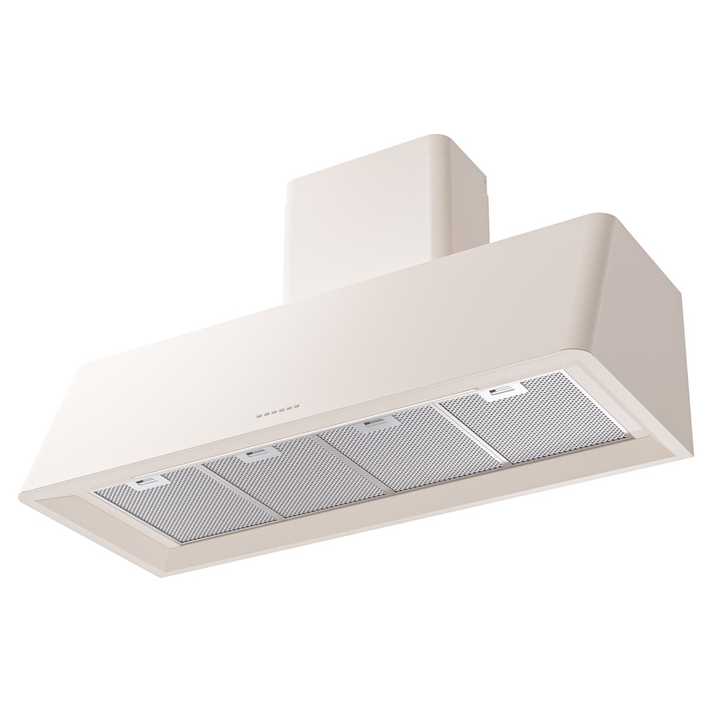 Nostalgie II 48 inch Wall Mount Range Hood with 850 CFM, 3 Speed + Intensive, Front LED Light Bar UAG48AW