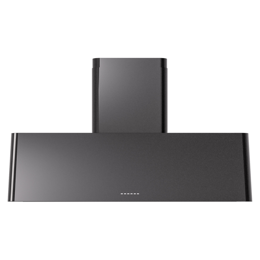 Nostalgie II 48 inch Wall Mount Range Hood with 850 CFM, 3 Speed + Intensive, Front LED Light Bar UAG48BK