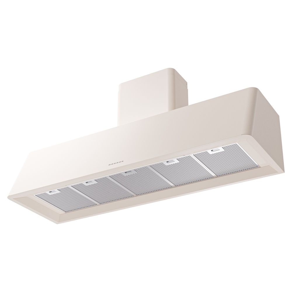 Nostalgie II 60 inch Wall Mount Range Hood with 850 CFM, 3 Speed + Intensive, Front LED Light Bar UAG60AW