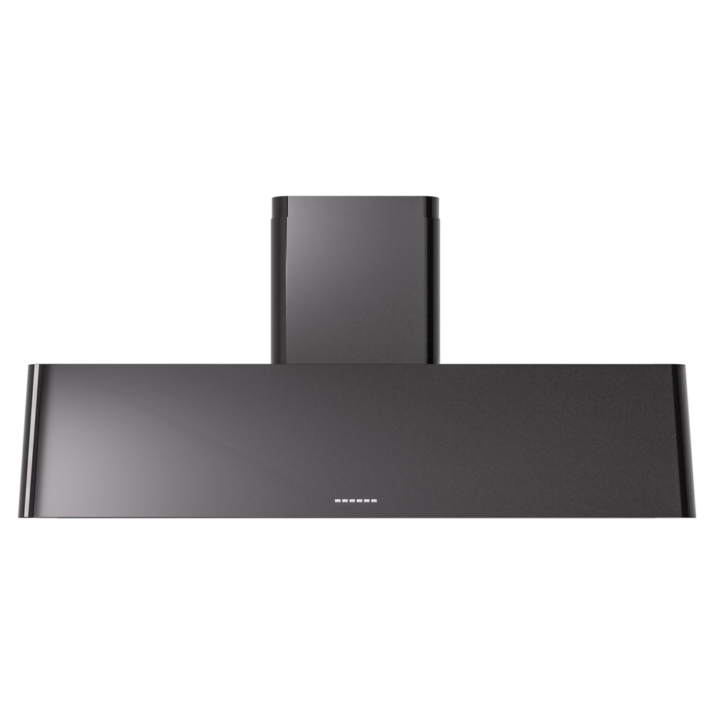 Nostalgie II 60 inch Wall Mount Range Hood with 850 CFM, 3 Speed + Intensive, Front LED Light Bar UAG60BK