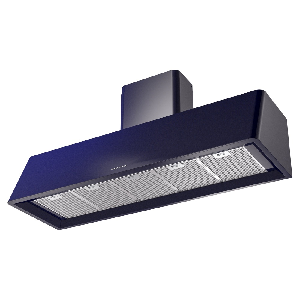 Nostalgie II 60 inch Wall Mount Range Hood with 850 CFM, 3 Speed + Intensive, Front LED Light Bar UAG60MB