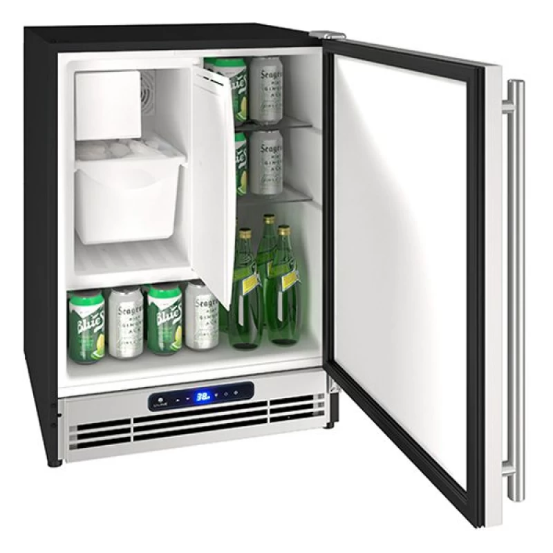 21" Refrigerator/Ice Maker in Black Solid UARI121BS01A