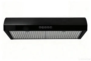30" Under-Cabinet Range Hood - Convertible - Easy to Install Glossy Black UCB018BLK30