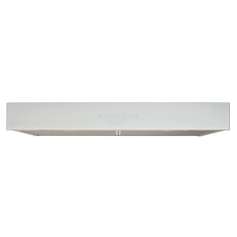 BEST Range Hoods 30-inch Under-Cabinet Range Hood w/ PURLED 550 Max Blower CFM White Glass UCB3 Series Stainless Steel UCB3I30SBW Picture 1