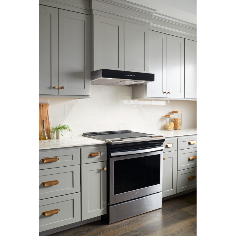 36-inch Under-Cabinet Range Hood w/ PURLED™ 550 Max Blower CFM Black Glass UCB3 Series UCB3I36SBB