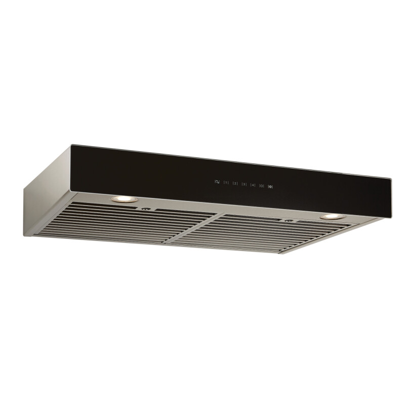 36-inch Under-Cabinet Range Hood w/ PURLED™ 550 Max Blower CFM Black Glass UCB3 Series UCB3I36SBB