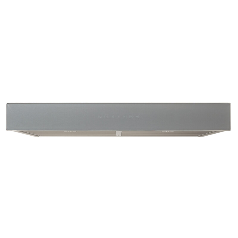 36-inch Under-Cabinet Range Hood w/ PURLED™ 550 Max Blower CFM Brushed Grey Glass UCB3 Series UCB3I36SBS