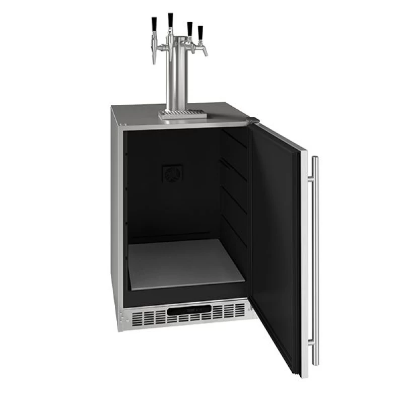 24" 4 Tap Nitro Coffee, Wine, & Beer Dispenser UCDE224ESS03A