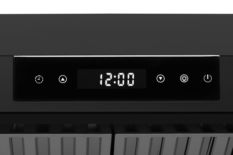 30" Under Cabinet Range Hood - Ducted - 3-Way Venting Matte Black UCPS18BLK30