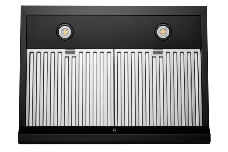 30" Under Cabinet Range Hood - Ducted - 3-Way Venting Matte Black UCPS18BLK30
