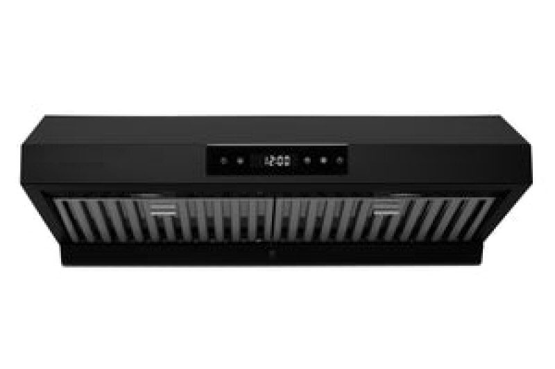 30" Hauslane Ducted Under Cabinet Range Hood Matte Black UCPS18BLK30