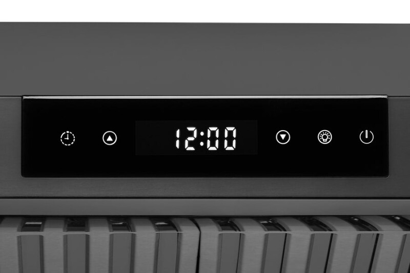 36" Black Stainless Steel Under Cabinet Range Hood - Ducted - 3 Venting UCPS18BSS36