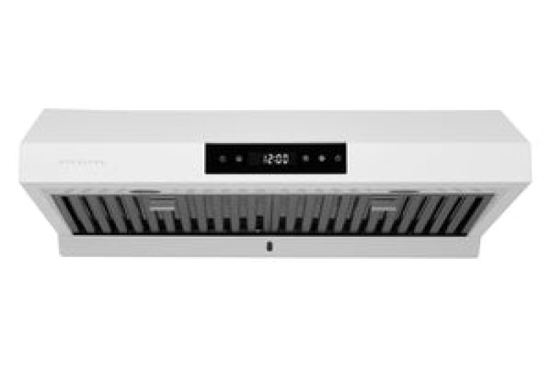 30" Hauslane Ducted Under Cabinet Range Hood Matte White UCPS18WHT30