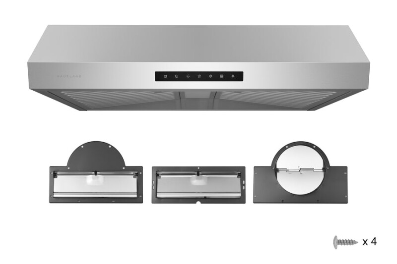 30" Under Cabinet Range Hood - Ducted - Ergonomic Design UCPS60SS30