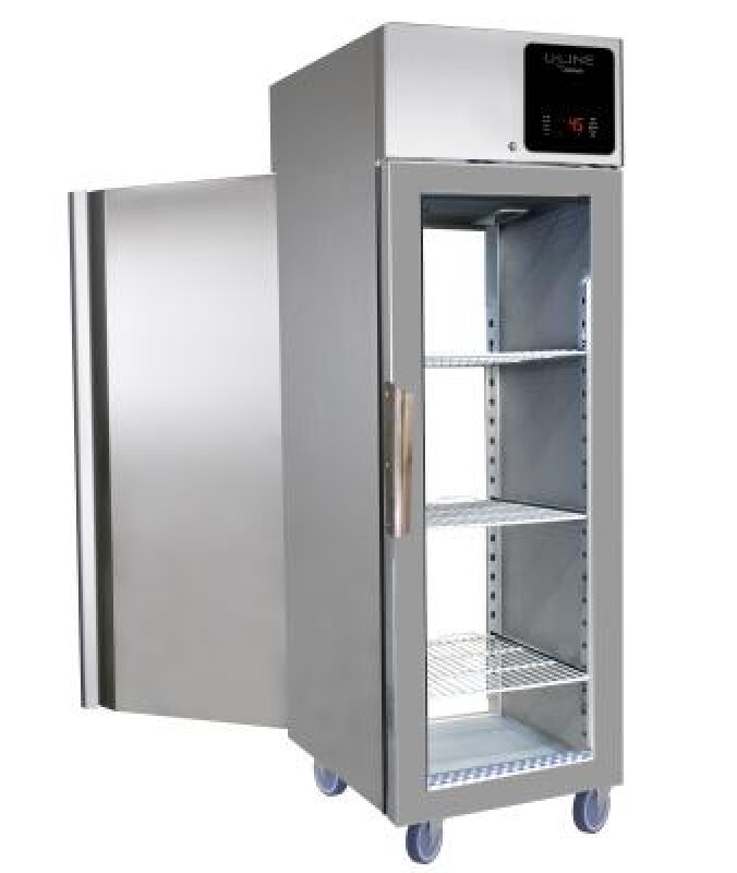 25 cu ft Pass-Thru Refrigerator, 1 Front Door Glass, 1 Back Door Solid UCRP125GS31A