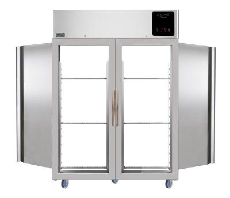 49 cu ft Pass-Thru Refrigerator, 2 Front Door Glass, 2 Back Door Solid UCRP149GS71A