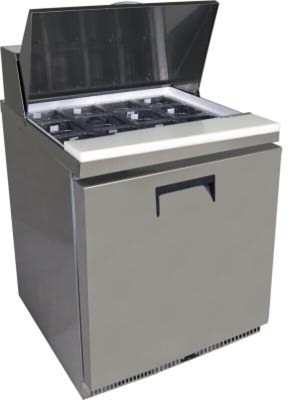 32" 1 Door Refrigerator Sandwich Prep Table UCSP132SS11A