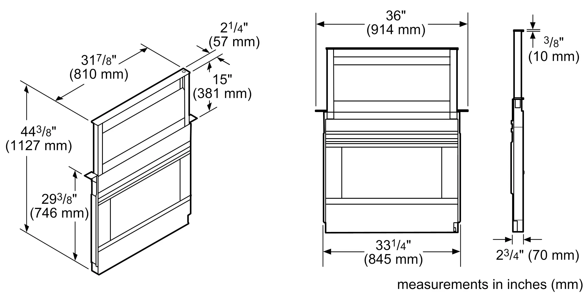 Masterpiece® Downdraft Ventilation 37'' UCVM36XS