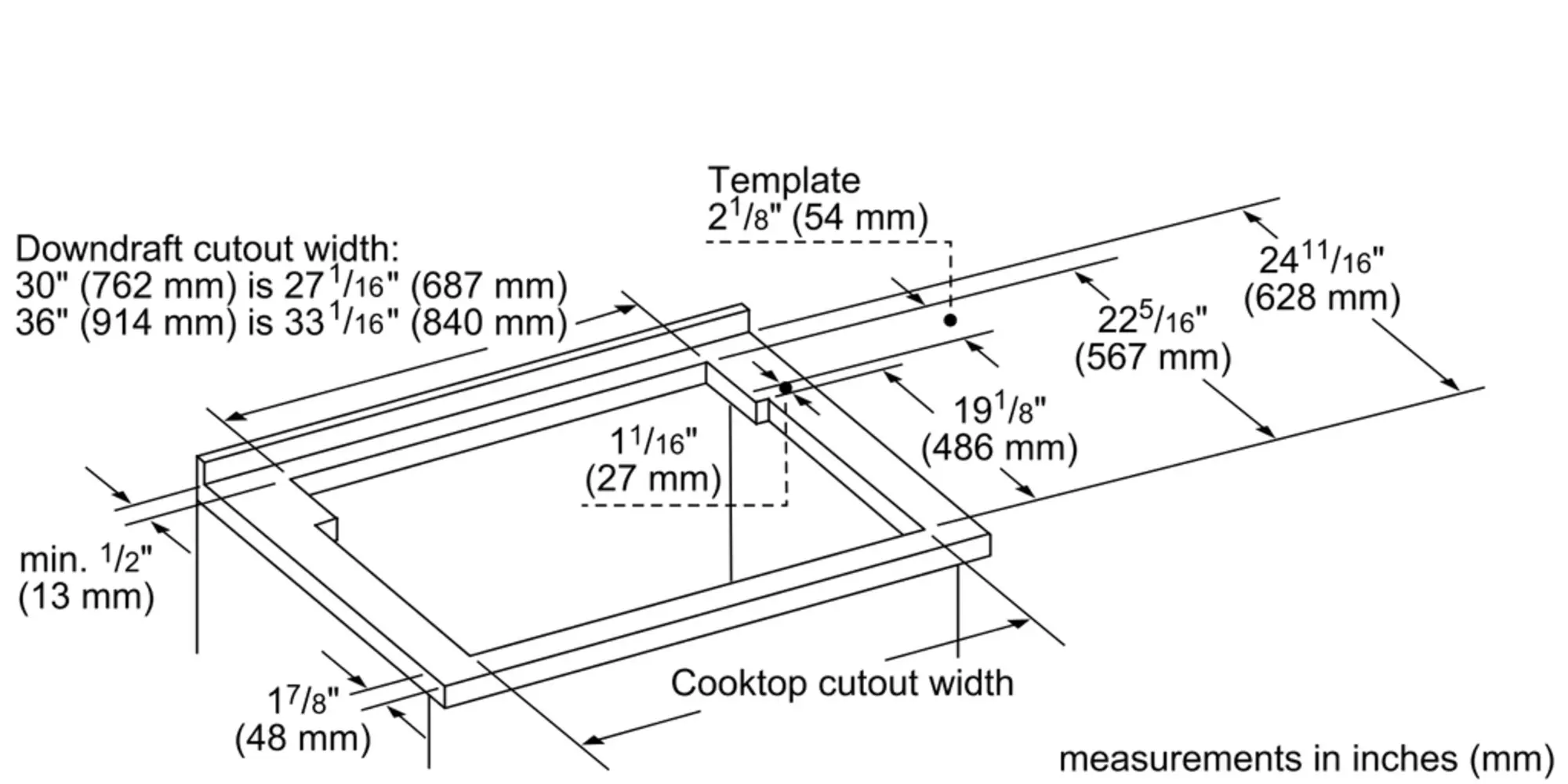 Masterpiece® Downdraft Ventilation 37'' UCVP36XS