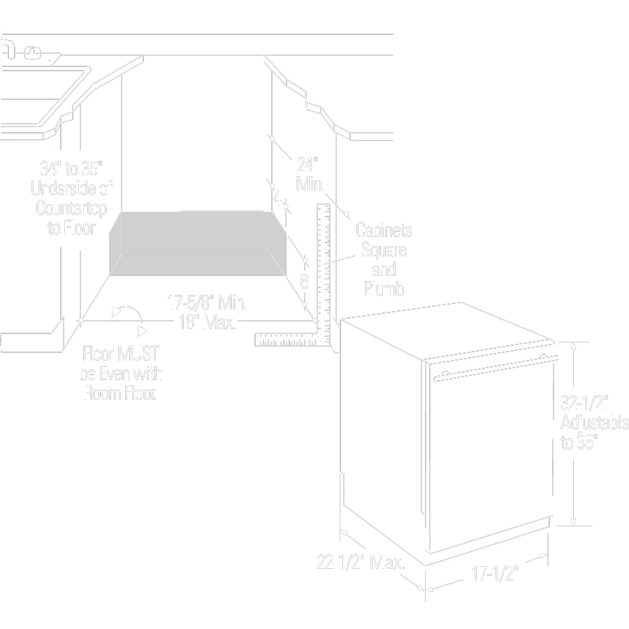 18" Panel-Ready Dishwasher view 7