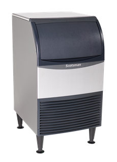 20"W Flake Undercounter Ice Machine - 216 lbs/day, Air Cooled, Gravity Drain, 115v UF2020A1