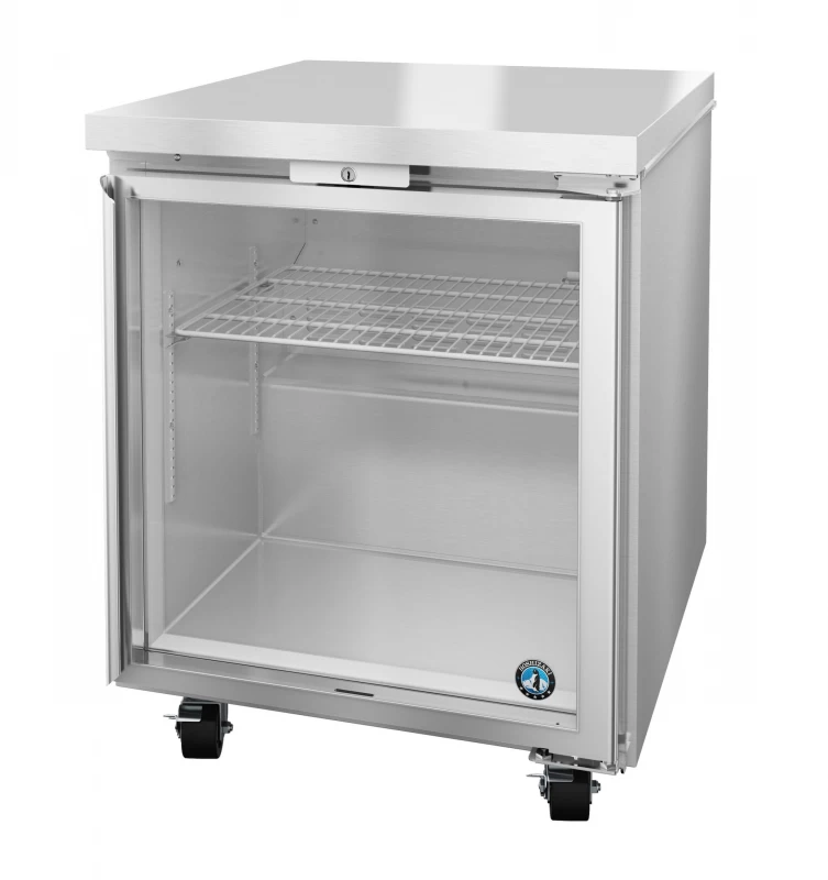 UF27B-GLP01, Freezer, Single Section Undercounter, Full Glass DoorTitle UF27BGLP01