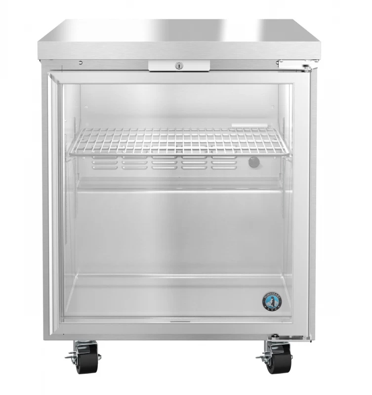 UF27B-GLP01, Freezer, Single Section Undercounter, Full Glass DoorTitle UF27BGLP01
