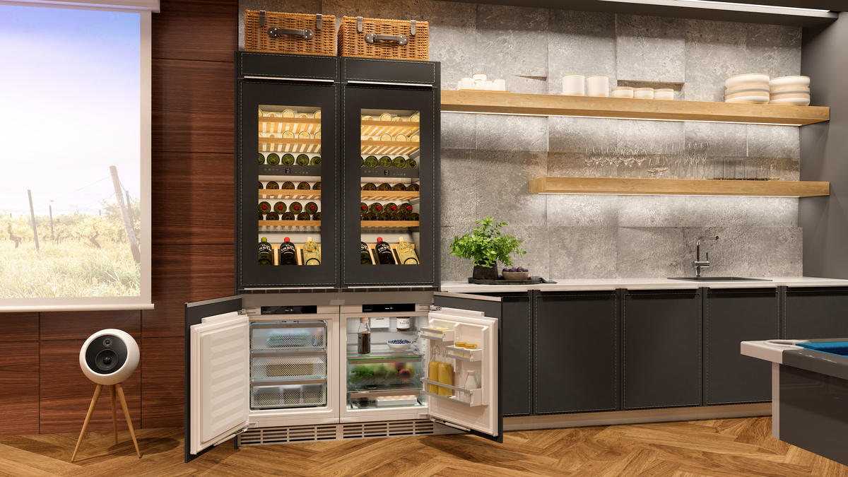 Freezer suitable for undercounter installation with NoFrost, Right Hinged UF3651