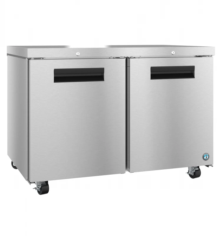 UF48B-01, Freezer, Two Section Undercounter, Stainless Doors with LockTitle UF48B01