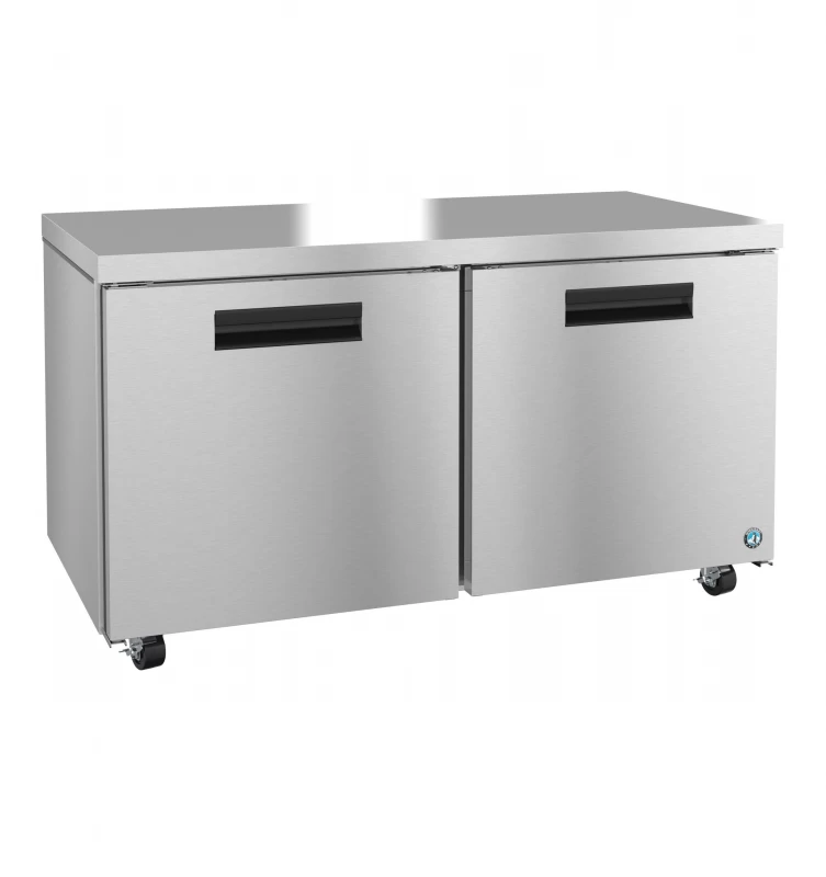 Freezer, Two Section Undercounter, Stainless DoorsTitle UF60B
