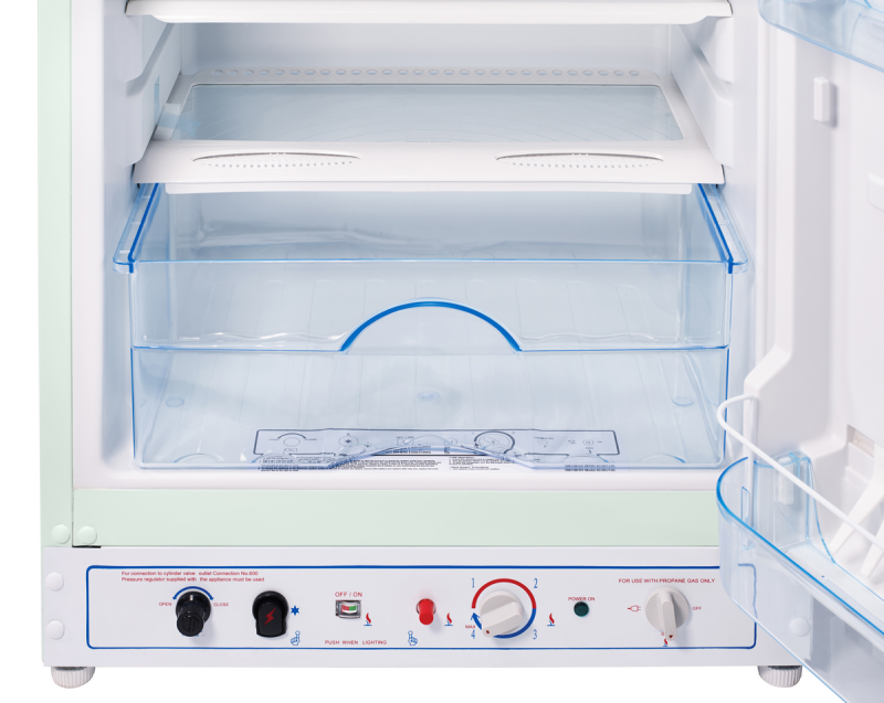 10 cu/ft Classic Retro Propane Refrigerator with CO device UGP10CCRCMLG