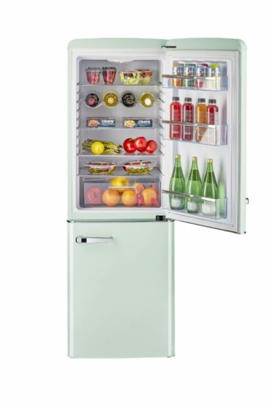Classic Retro 21.6 in. 7 cu. ft. Retro Bottom Freezer Refrigerator UGP215LLGAC