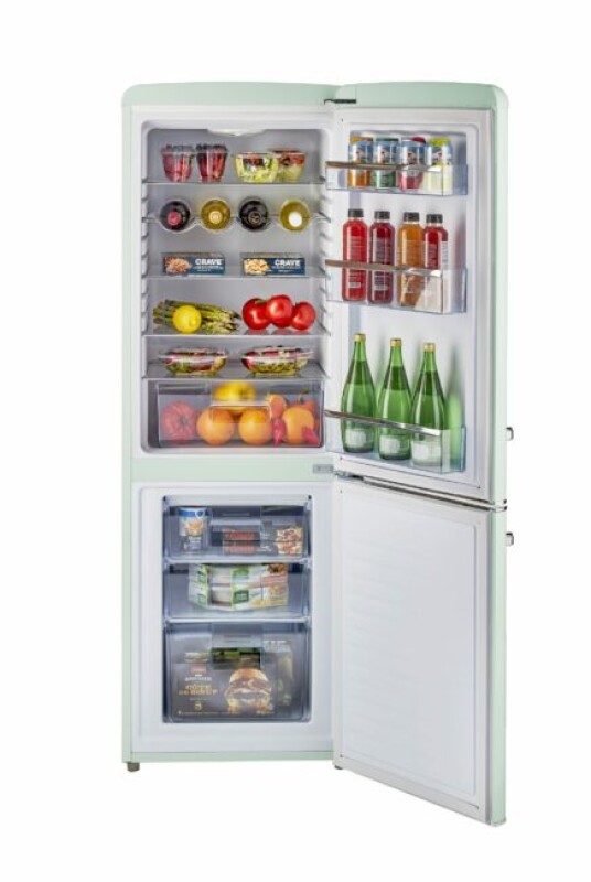 Classic Retro 21.6 in. 7 cu. ft. Retro Bottom Freezer Refrigerator UGP215LLGAC