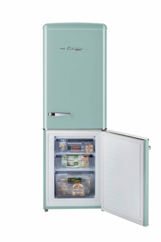 Classic Retro 21.6 in. 7 cu. ft. Retro Bottom Freezer Refrigerator UGP215LTAC