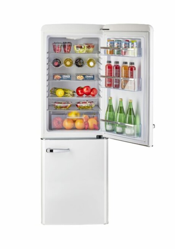 Classic Retro 21.6 in. 7 cu. ft. Retro Bottom Freezer Refrigerator UGP215LWAC