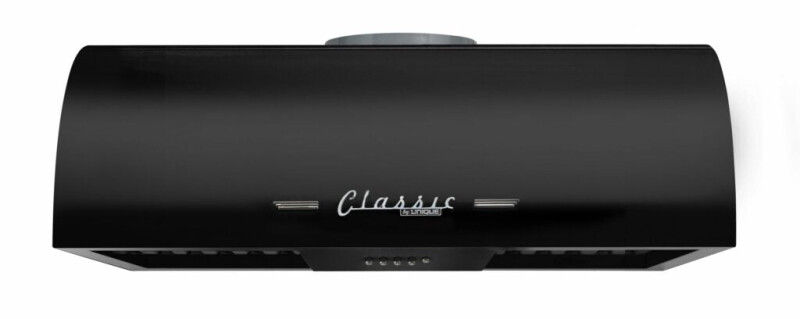 Classic Retro 24-inch 500 CFM Ducted Under Cabinet Range Hood with LED Lighting UGP24CRRHB