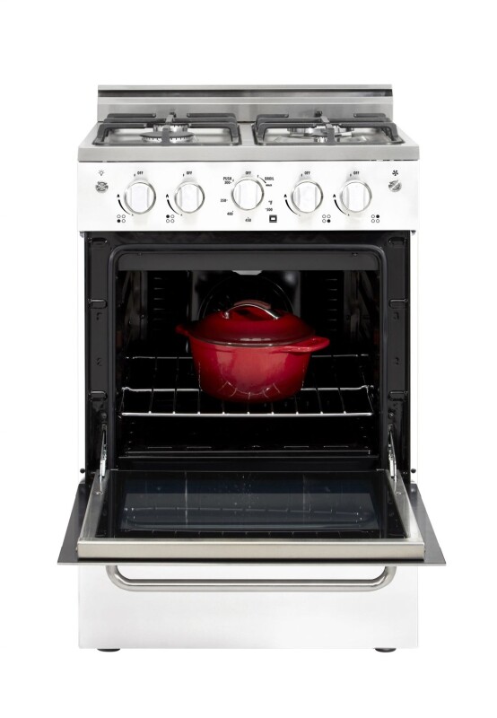 Prestige 24' Convection Gas Range, Electronic ignition UGP24VPC1W