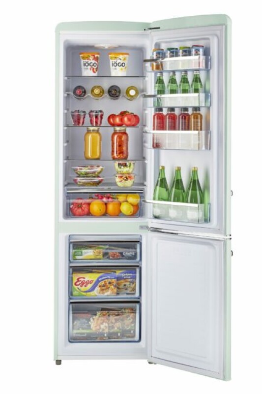 Classic Retro 21.6 in. 8.7 cu. ft. Retro Bottom Freezer Refrigerator UGP275LLGAC