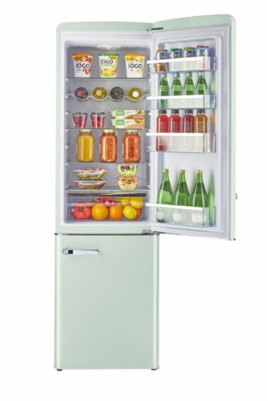 Classic Retro 21.6 in. 8.7 cu. ft. Retro Bottom Freezer Refrigerator UGP275LLGAC