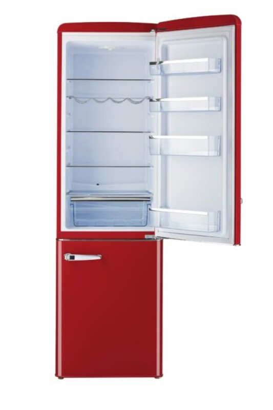 Classic Retro 21.6 in. 8.7 cu. ft. Retro Bottom Freezer Refrigerator UGP275LRAC