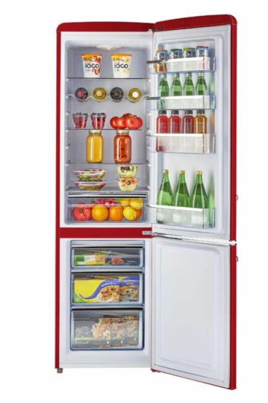 Classic Retro 21.6 in. 8.7 cu. ft. Retro Bottom Freezer Refrigerator UGP275LRAC