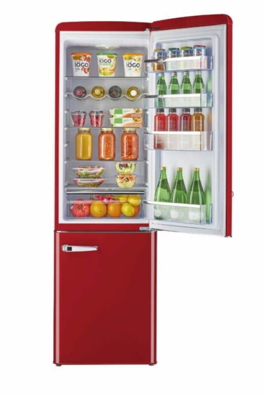 Classic Retro 21.6 in. 8.7 cu. ft. Retro Bottom Freezer Refrigerator UGP275LRAC