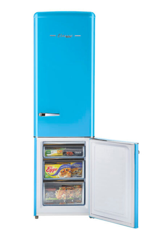Classic Retro 21.6 in. 8.7 cu. ft. Retro Bottom Freezer Refrigerator UGP275LRBAC
