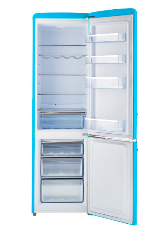 Classic Retro 21.6 in. 8.7 cu. ft. Retro Bottom Freezer Refrigerator UGP275LRBAC